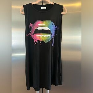 Lauren Moshi Deanna tshirt dress size M